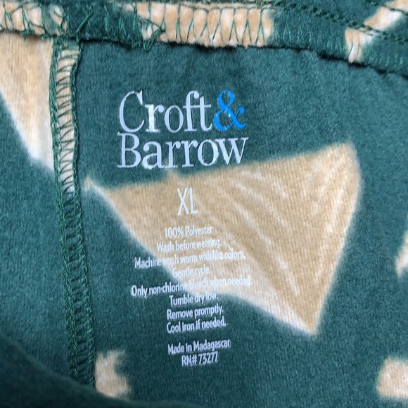Croft & Barrow XL Men’s PJ Pants - Picture 3 of 7